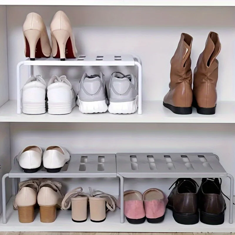 Sneaker Care White - Organizador de Sapatos Ajustável de Plástico