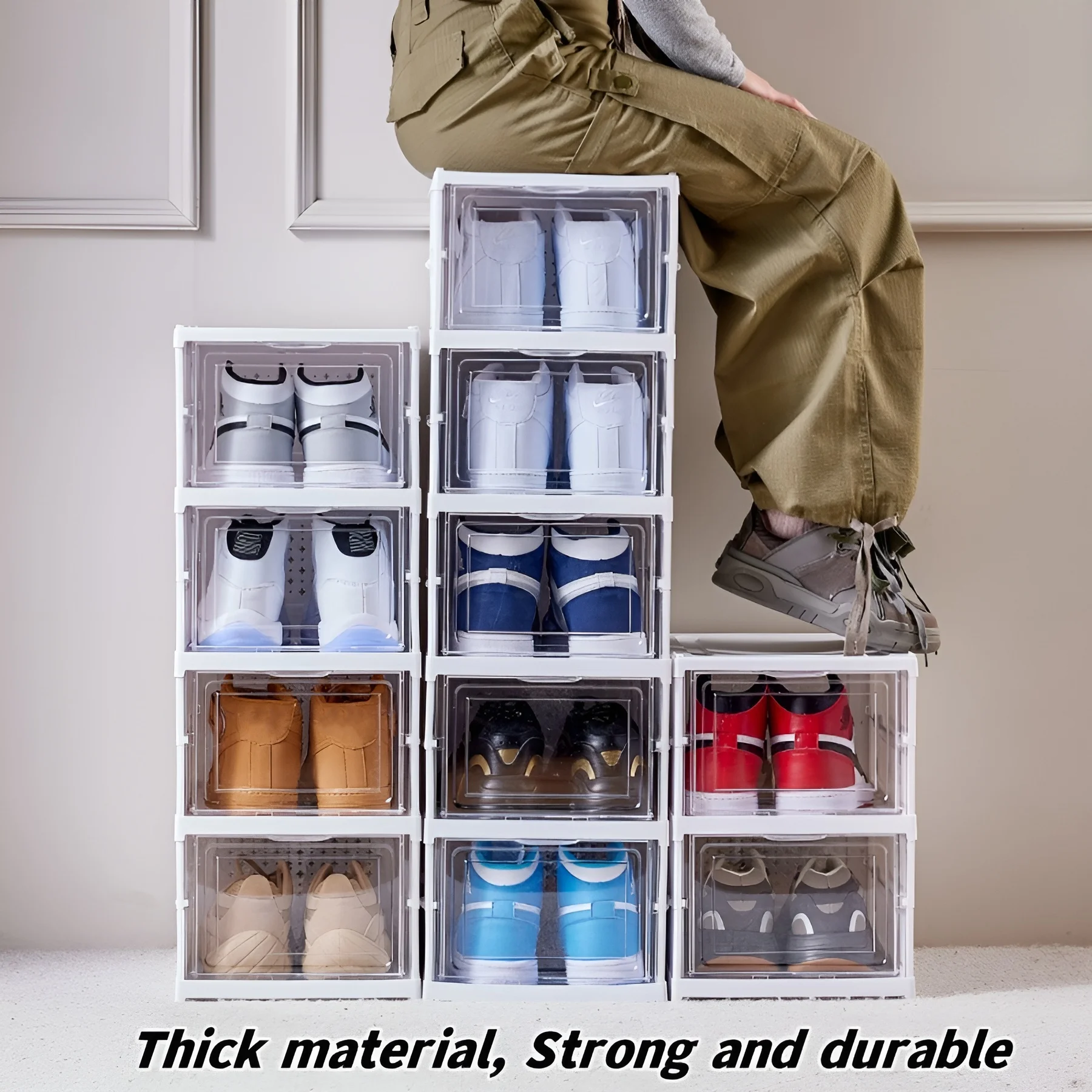 Sneaker Care Box - 6 camadas caixa de sapatos dobrável