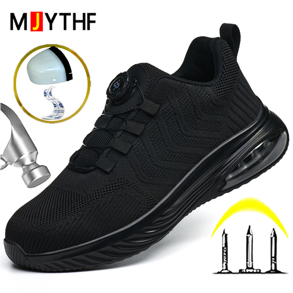Sneakers Care - Sapatos de Segurança com Botão Rotativo