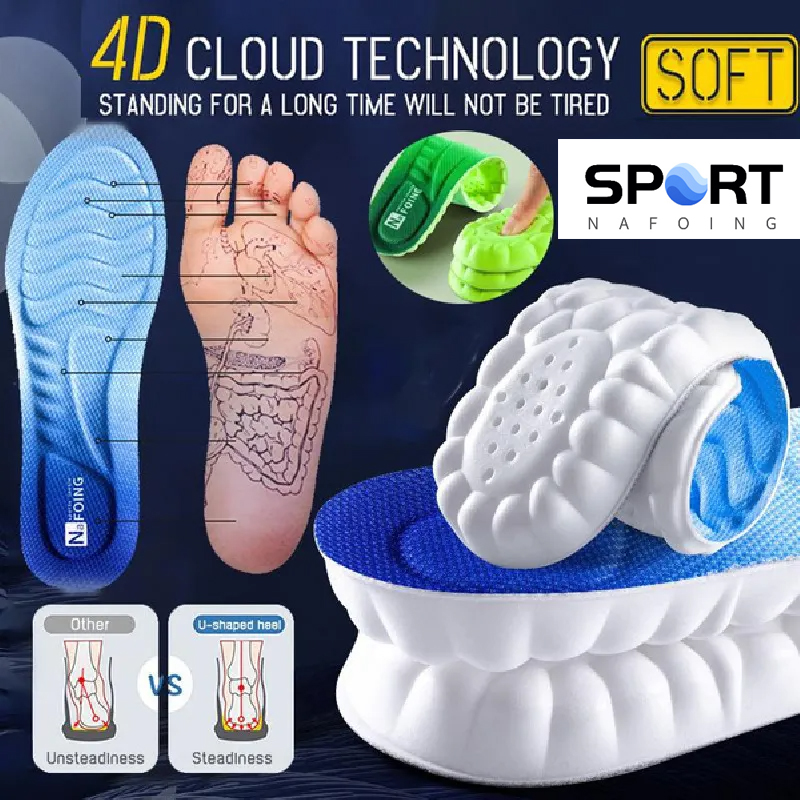The Sneaker Care - Palmilhas Esportivas 4D Cloud Technology para