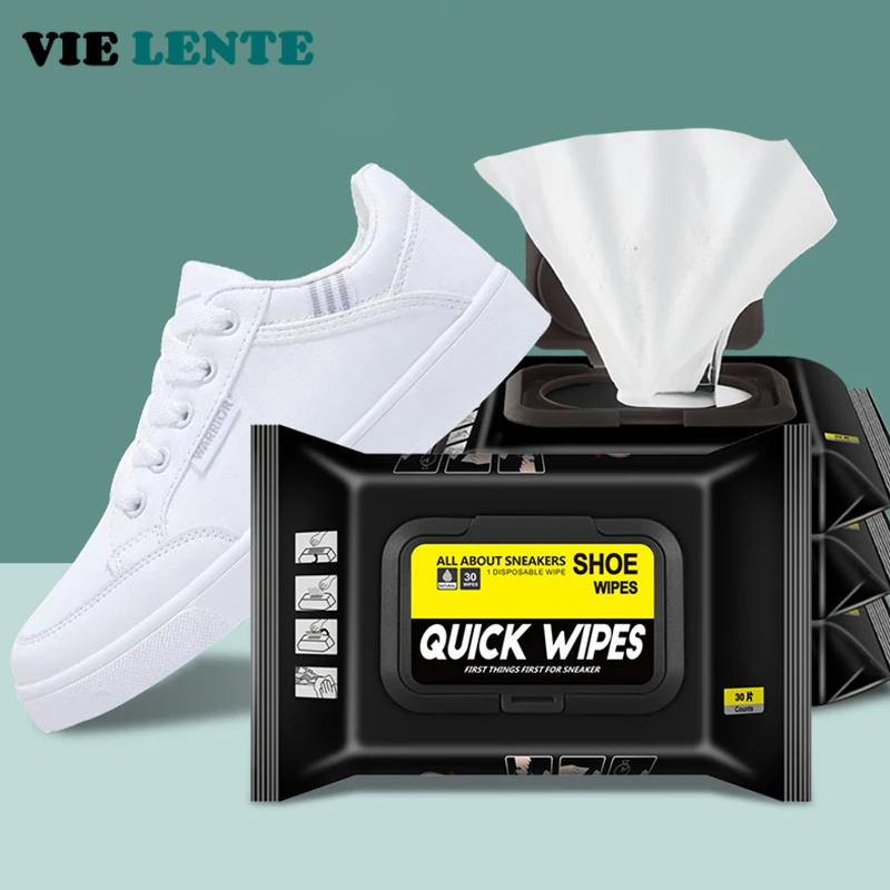 Sneaker Cleaning Kit - 12 pçs/30 pçs sapatos descartáveis toalhetes