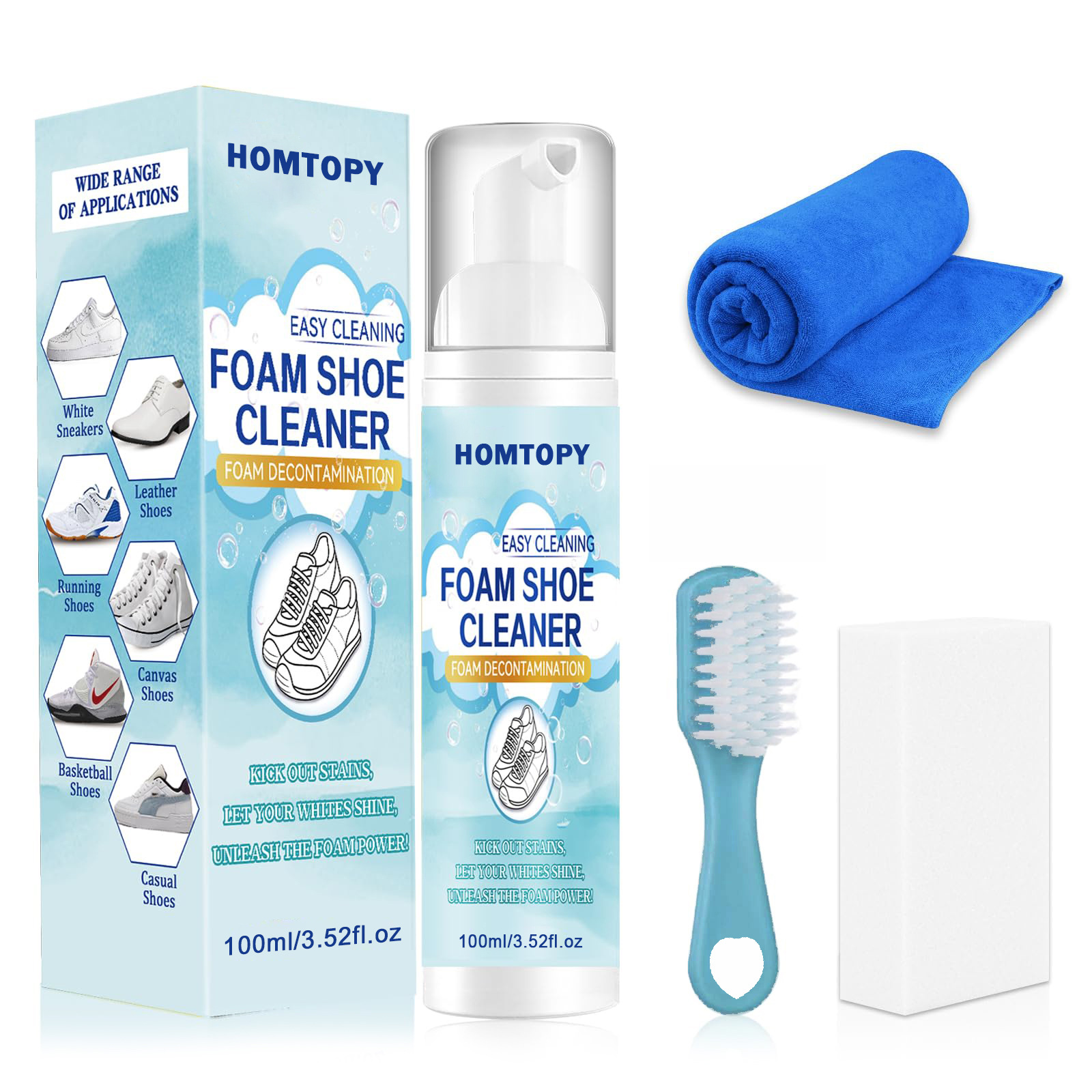 Sneaker Cleaning Kit - Kit de limpeza de sapatos, limpador