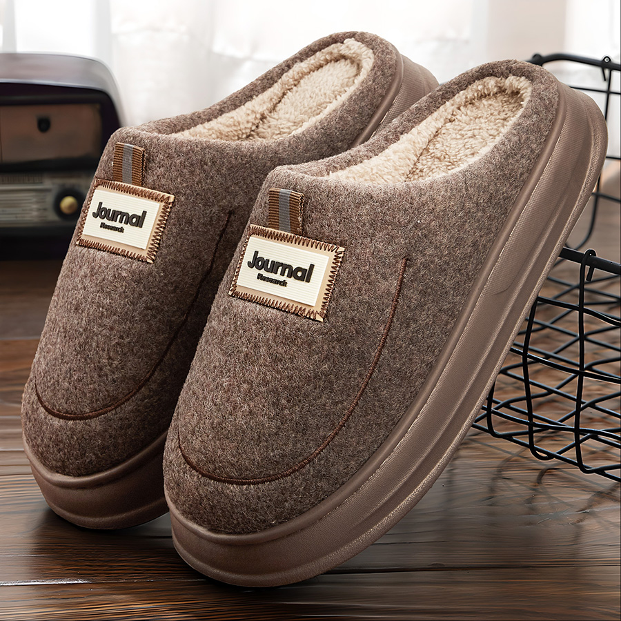 Chinelos de Feltro Quentes par - Insole Memory Foam avaliação e preço
