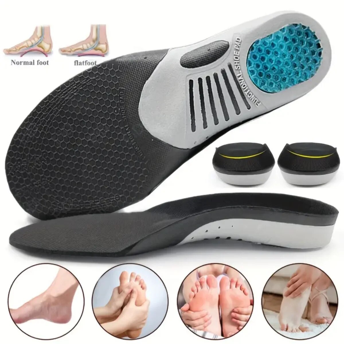 Orthotics Flat Foot Health Sol - The Sneaker Care avaliação e preço