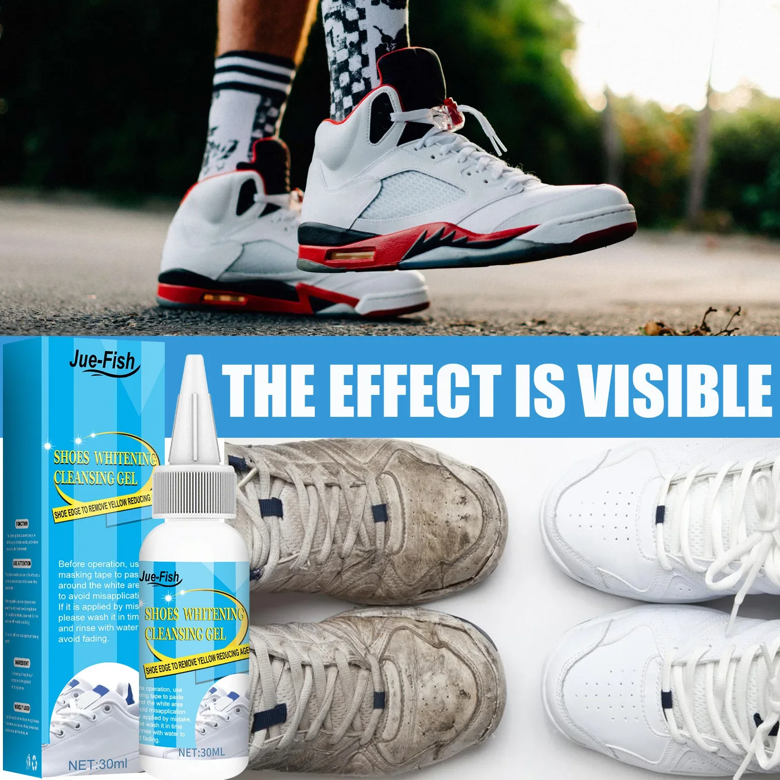 Sapatos brancos Gel De Limpeza - Sneaker Cleaning Kit avaliação e preço